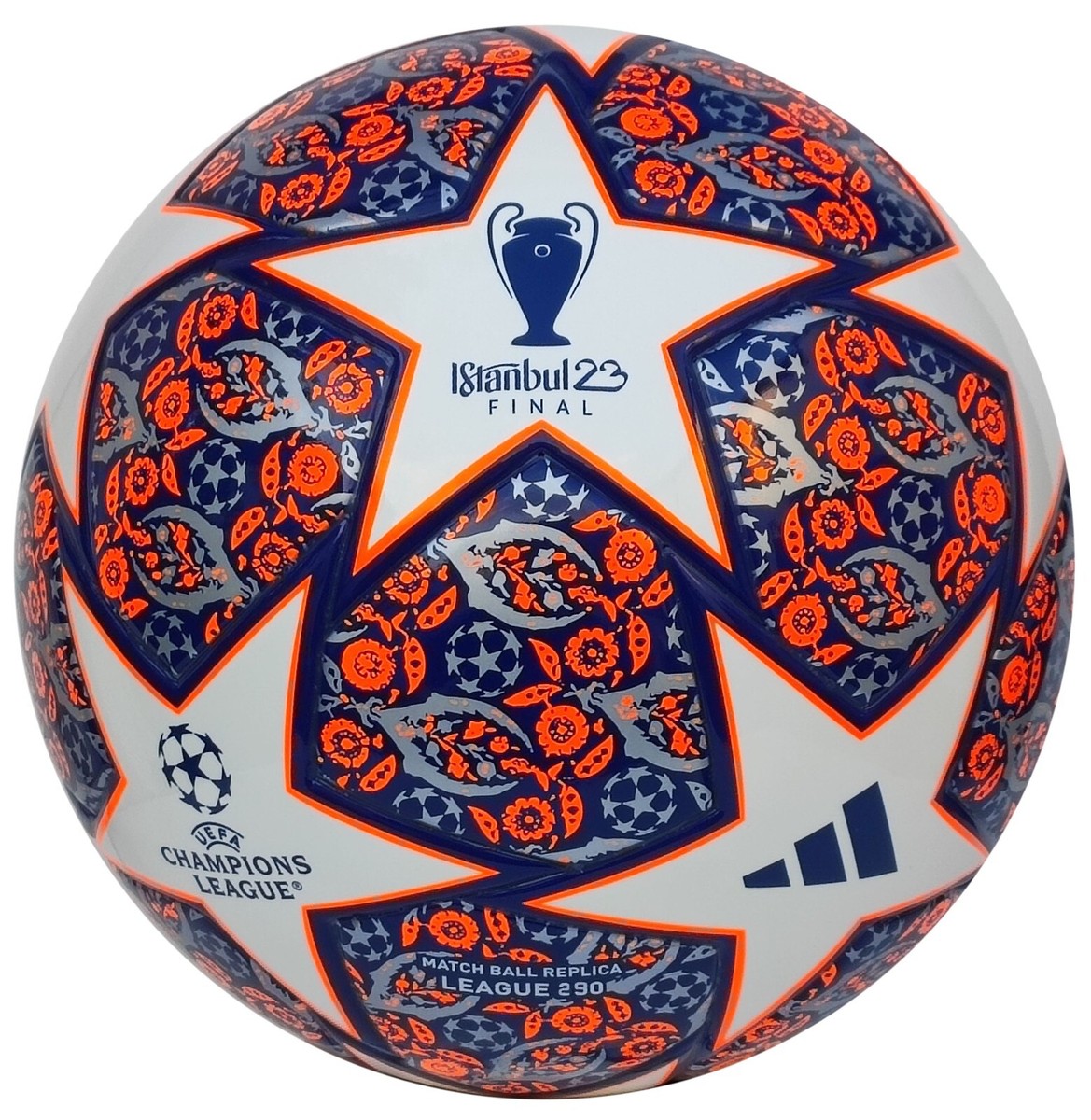 チャンピオンズリーグ公式球Istanbul 23 Final adidas 23 UCL Istanbul Club Soccer Ball - Black - Gold