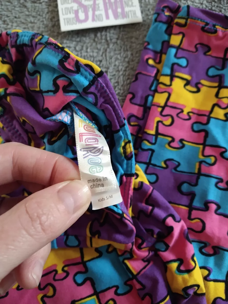 Autism leggings clearance lularoe