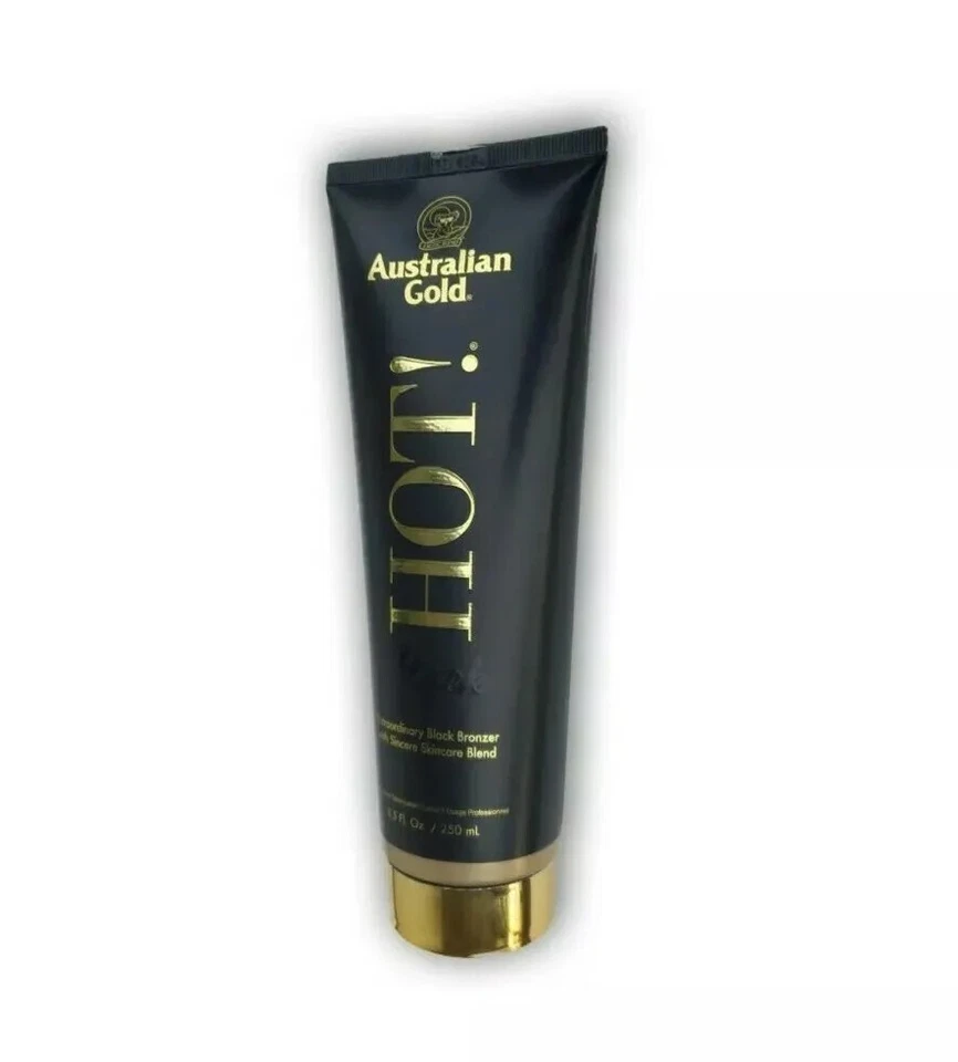 Australian Gold/CALDO! Black 250ml/cosmetici solari/lozione abbronzante