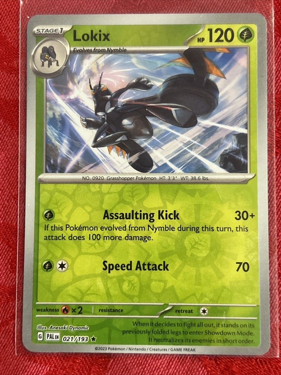 Lokix | 021/193 | Reverse Holo Rare | S&V - Paldea Evolved