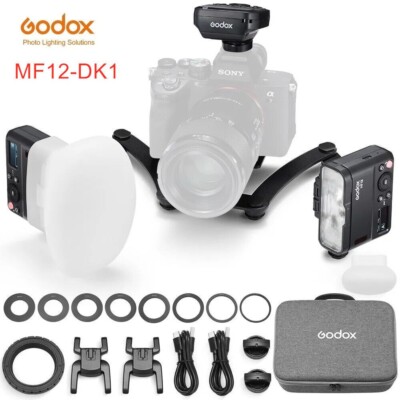 Godox MF12-DK1 Dental Flash System 2.4G TTL Flash for Sony A6400 A74 A7R5 ZV-E10