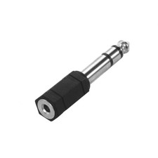 1/4" Male to 3.5mm Female Headphone Audio Adapter   Straight Connector