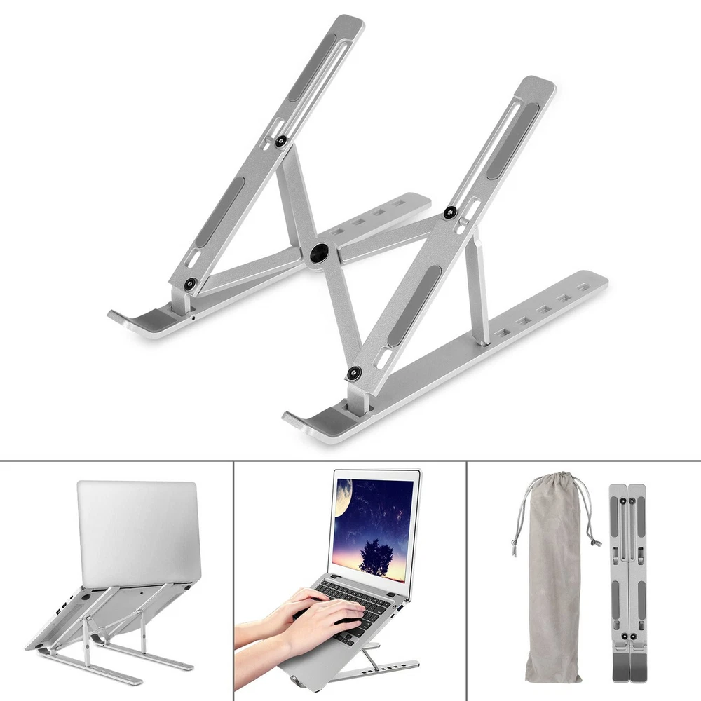 Laptop Stand, Laptop Holder Riser Computer Tablet Stand 6 Angles Adjustable