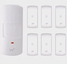 SAM Wireless Security Expansion Kit 1 PIR and 6 Door or Window Sensors New 