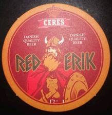 1x sottobicchiere CERES RED ERIK sotto boccale 9cm nuovo Vichingo Viking