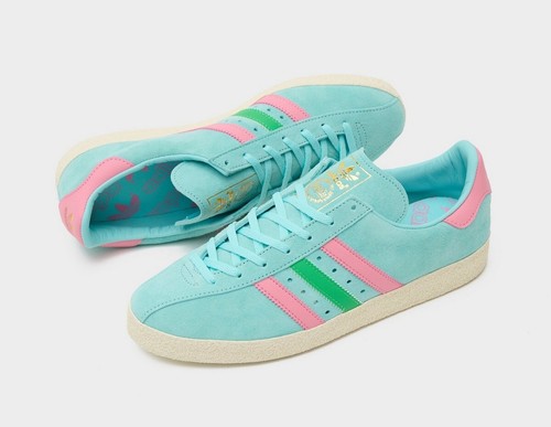 Adidas Originals Yabisah size? Exclusive City Series Blue Pink Green Size UK10 - Picture 6 of 6