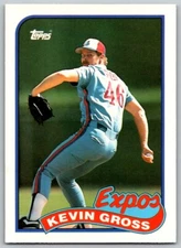 1989 TOPPS TRADED KEVIN GROSS MONTREAL EXPOS #42T