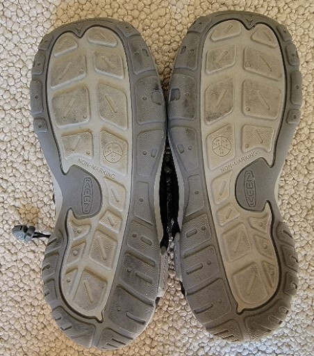 Sneaker Keen unisex Knotch Hollow Water grigio sicurezza arancione ragazzo bambino uomo taglia 6 usata in ottime condizioni