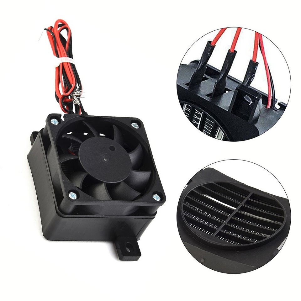 PTC Ceramic Thermistor Insulated Fan Heater 12V 70W for All Weather