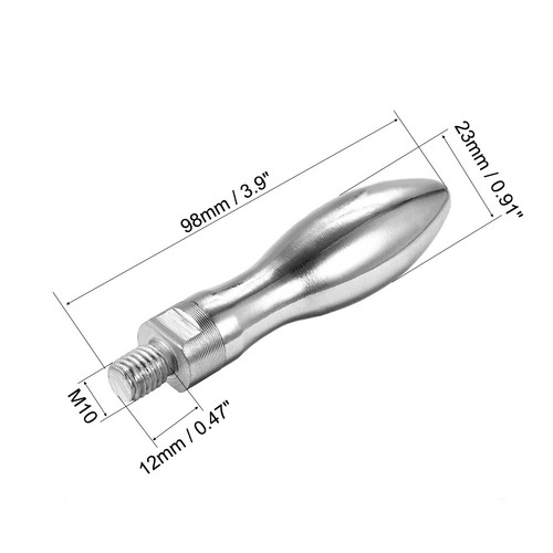 Klemmgriffe Schraube Knöpfe Griff M10 x 12mm Gewinde Stahl Drehbarer Griff - Bild 3 von 4