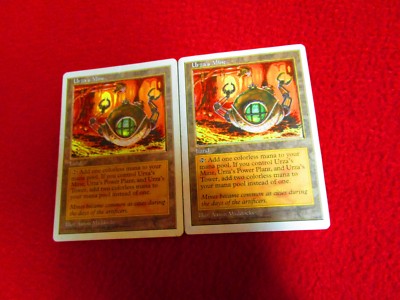 MTG Magic the Gathering Urza's Mine x 2 Fifth Edition 5th