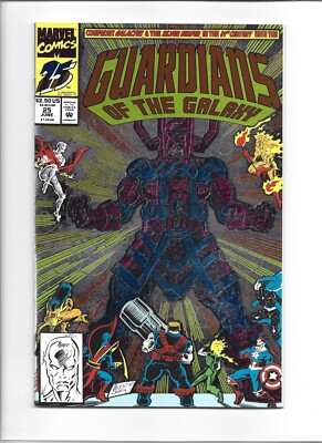 Guardians Of The Galaxy # 25 Marvel Comics 1992 Prism Foil Cover Galactus