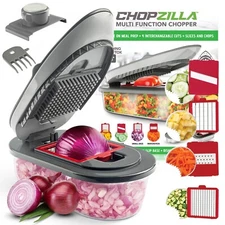 Chopzilla All in 1 Sharp Veggie Chopper Food, Vegetable, and Salad Chopper