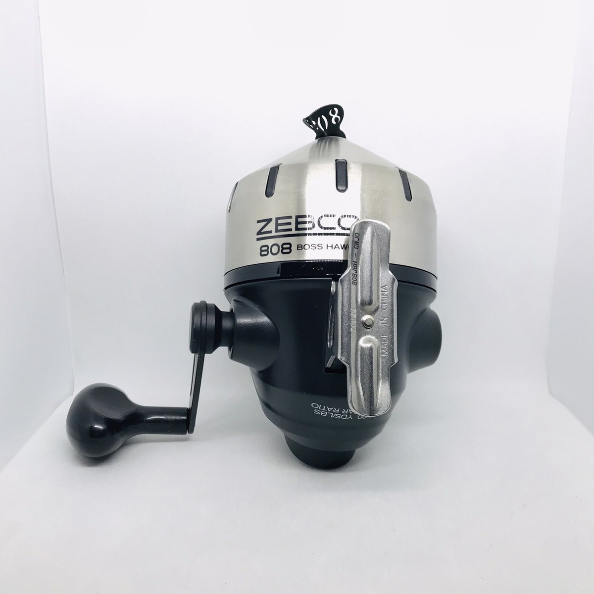 1 Zebco 808 Boss Hawg fishing Reel - Bite Alert-2.6:1 Gear