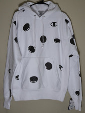 Champion Oreo Hoodie Sweatshirt Size Medium Reverse Weave Brand New with Tags