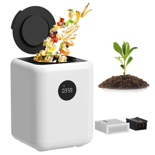 Electric Compost Bin Kitchen | 3L Smart Kitchen Waste Composter | Compost Machin