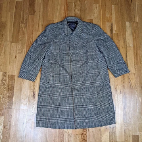 Burberrys plaid Commodore trench cappotto pura lana uomo grande