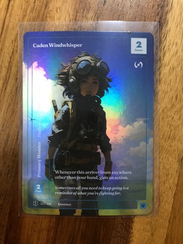 Wonders of the First Caden Windwhisper Formless Foil #237 Existence Uncommon