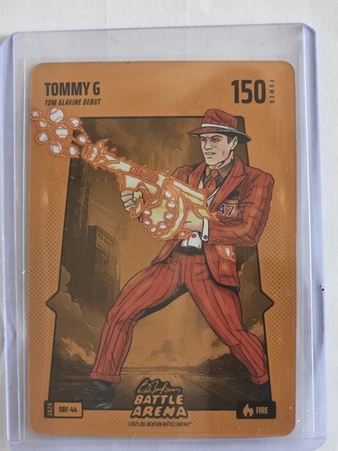 Bo Jackson Battle Arena Tommy G Fire Orange Battlefoil