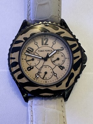 Time Force Chronograph Tag & Datum Uhr 42mm Unisex gebraucht PORTOFREI