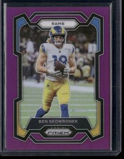 2023 Panini Prizm Ben Skowronek Purple Prizm 108/125 #163 Los Angeles Rams