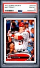 2012 Topps Update MIKE TROUT At Bat PSA 10 GEM MINT #US144
