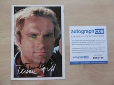 Terence Hill autograph signed 10x15 cm postcard ACOA