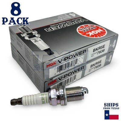 NGK 7938 Spark Plug BKR5E - 8 Pack