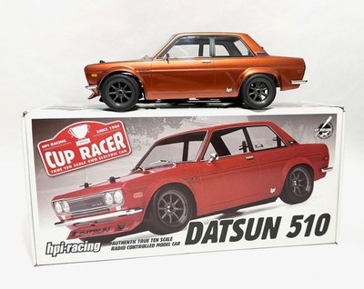 HPI Racing Cup Racer Datsun 510 Complete w/Box, No TX/RX - *USED, EXCELLENT*