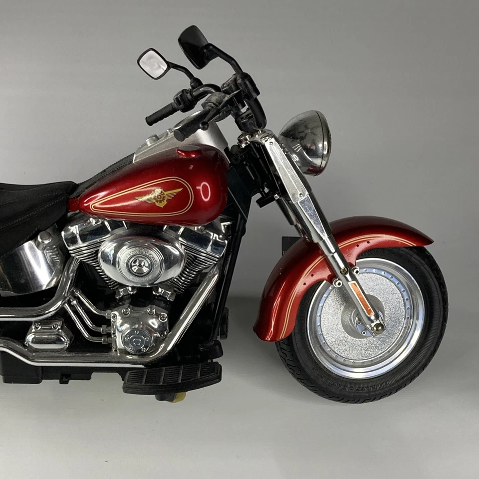 Nuevo Bright 6.0V Harley Davidson 15" Fat Boy Moto con Controlador SIN BATERÍA Foto 4 de 4