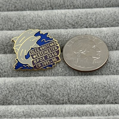 Westchester Lodge #2050 CA Elks Club BPOE Oleg Krotenko 1995 Pin Pinback #59491