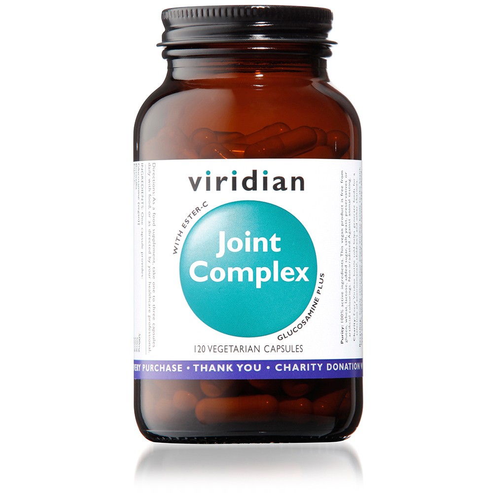 Viridian Joint Complex Glucosamine Plus 120 Capsules Vegan Gluten Free Kosher