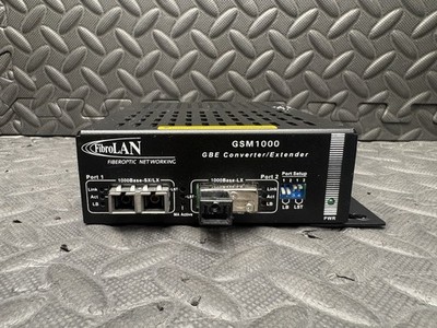 FIBROLAN GSM1000 Flexible Gigabit Ethernet Media Converter