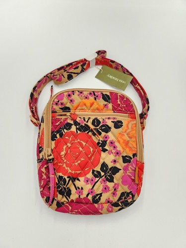 vera bradley sullivan crossbody coming up roses NWT