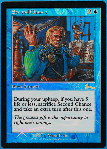 Second Chance FOIL Urza's Legacy PLD (Reserved List MTG Card) (498080) ABUGames - Picture 1 of 2