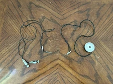 Midget Crystal Radio Headphone & Battery Cords