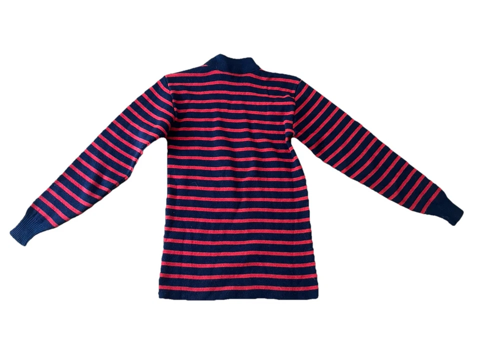 Suéter de lana a rayas rojo bretón vintage Saint James FRANCE para mujer fino mediano Foto 3 de 4