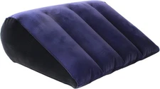 Portable Wedge Pillow Inflatable Cushion - Body Positioners for Legs and Blue 