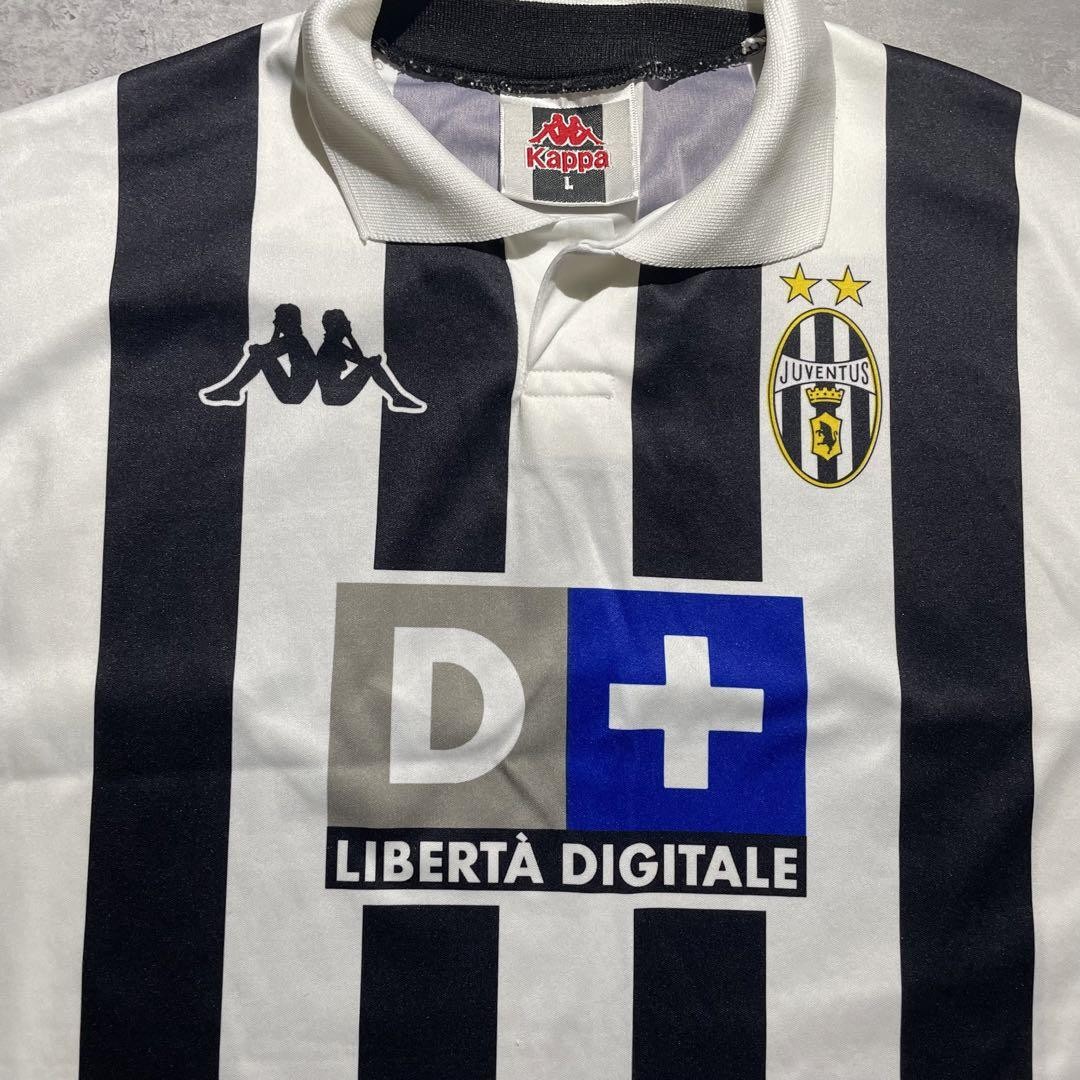 Kappa JUVENTUS オーセンティック 99-00 ユニフォーム L Kappa Juventus 1999-00 Men's L Short Sleeve Uniform Game
