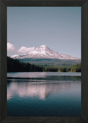 Trillium Lake Gerahmtes Wandbild Poster Leinwanddruck Bild