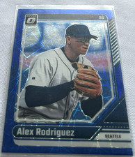 2024 Donruss Optic Baseball Alex Rodriguez Seattle Mariners Blue Velocity Prizm
