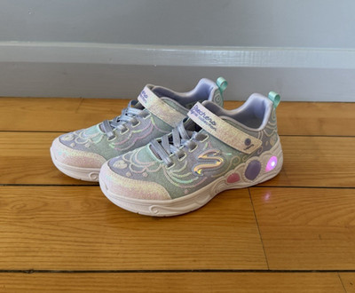 Skechers Princess Wishes Magical Collection Lights Gr. UK 1,5 Turnschuhe Sneaker