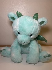 FAO Schwarz Glow Brights Toy Plush LED Sound Dragon 12" Stuffed Animal Tested