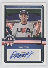 2023 Panini USA Baseball Stars & Stripes Dane Perry (Blue Ink) #15U-DP Auto 0p0