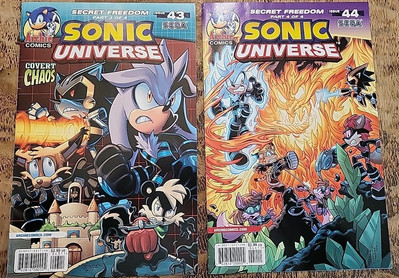 Sonic Universe #43 & #44  Secret Freedom Archie Comics