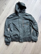 G-STAR RAW Polair Giacca con Cappuccio Verde Oliva Militare Utilità Bomber Swan-core L