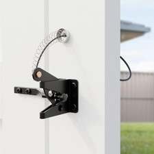 Spring Loaded Gate Latch Pull String Fence Gate Latch, Fingertip Release Self...