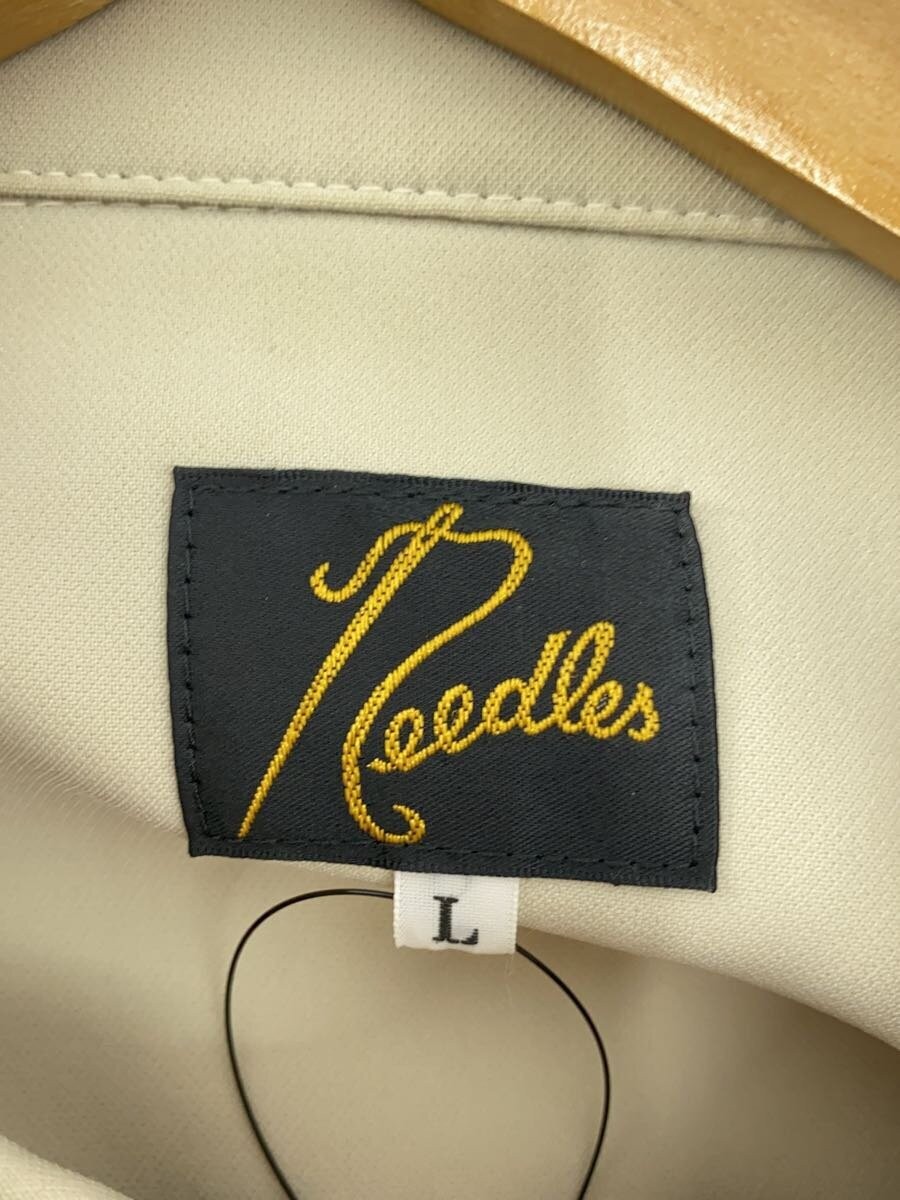 Needles L Polyester Ivory Plain Jacket - image 3