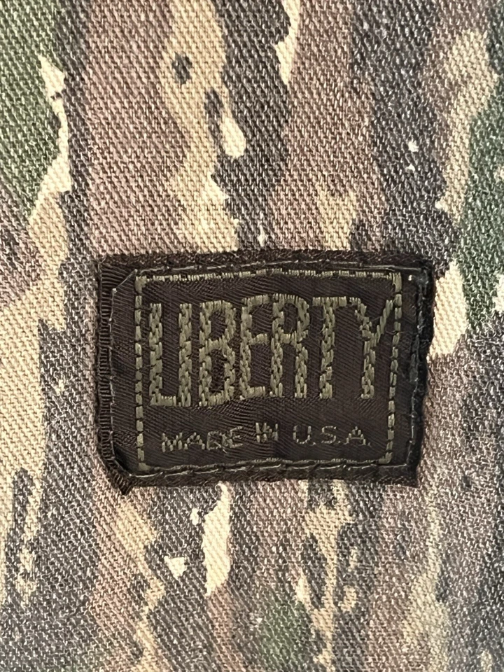 Vintage Liberty Realtree Camouflage Camo Coveralls Men Large L USA Made Elastic - Image 4 of 4