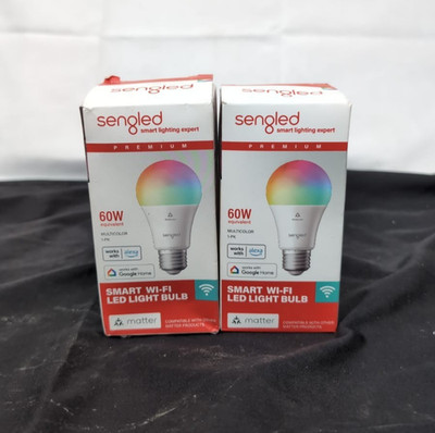 Sengled LED Smart Glühbirne (E27), Materiefähig, Mehrfarbig, 2er Pack